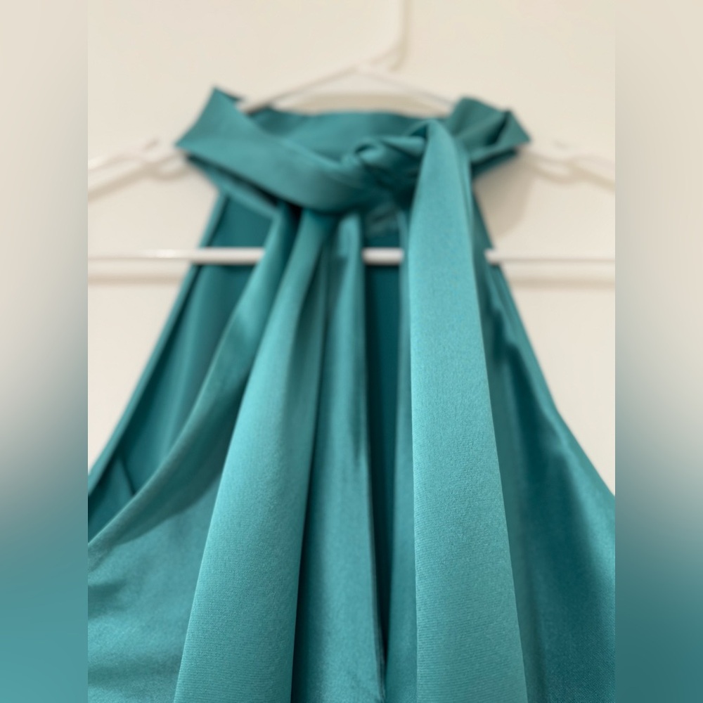 Galvan London Sienna satin midi dress - Picture 7 of 12